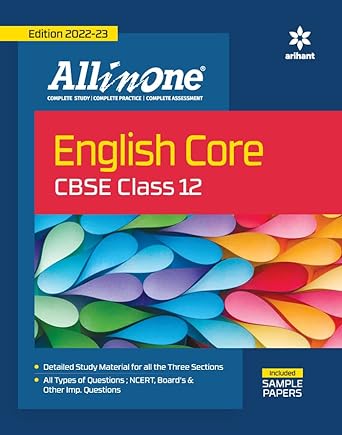 F980 - CBSE ALL IN ONE ENGLISH CORE CLASS 12 2022-23