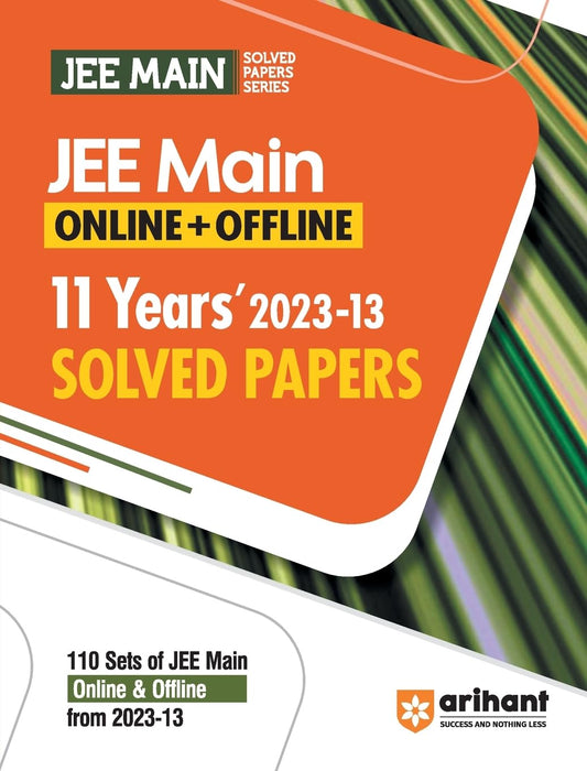 C019- JEE MAIN ONLINE + OFFFLINE 11 YEARS' 2023-2013