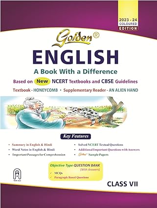 GOLDEN ENGLISH A BOOK WITH A DIFFERENCE CLASS - VII NEW EDITION
